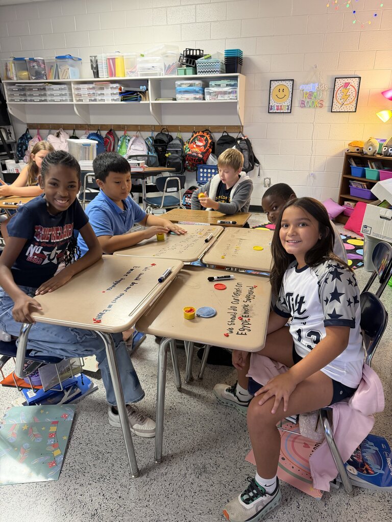 Students use play-doh to practice the use of quotation marks!