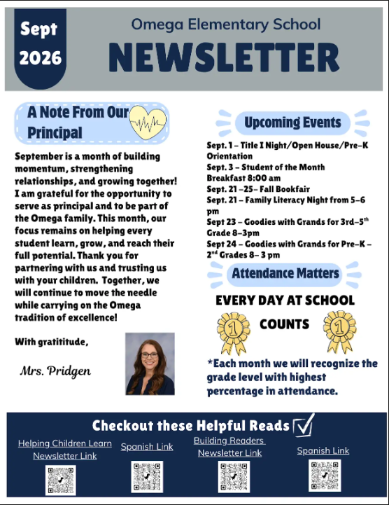 September Newsletter Page 1
