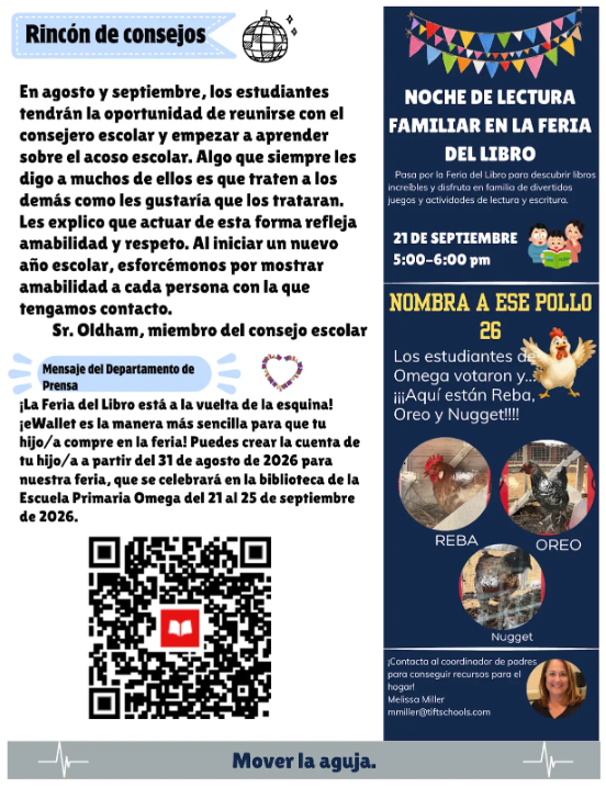 September Newsletter Page 2 Spanish