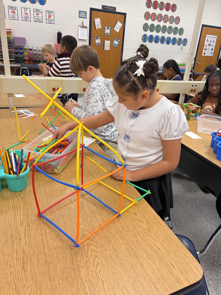 Mrs. Chatfield’s 3rd grade class had fun creating in STEM with the STEM Bins!