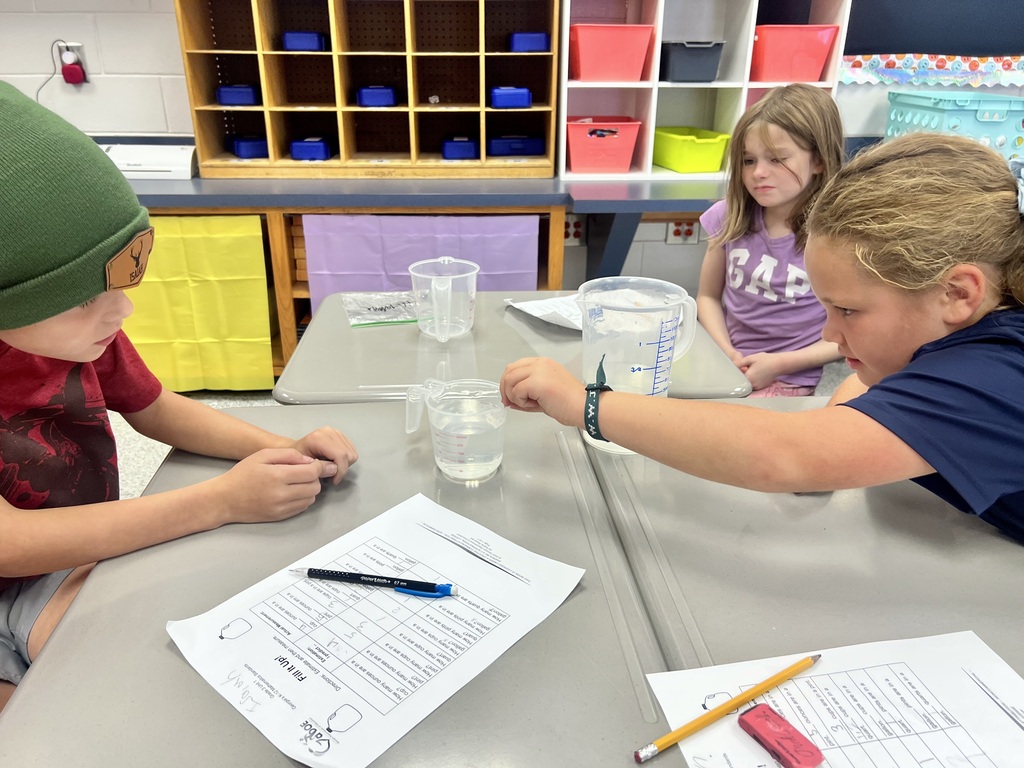 Hands on Math in Mrs. Deen's 3rd grade class.