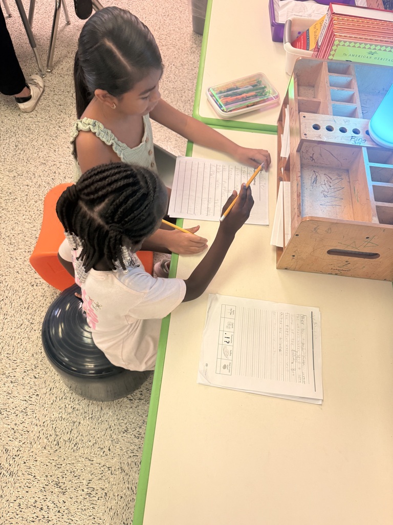 Mrs. McRae’s class has been working on writing a sequel to a book we all loved! Today students read their edited stories to classmates and gave each other ideas to make their stories even better!