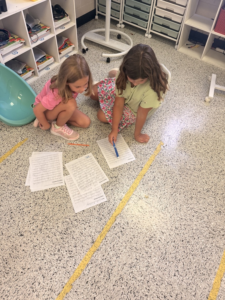 Mrs. McRae’s class has been working on writing a sequel to a book we all loved! Today students read their edited stories to classmates and gave each other ideas to make their stories even better!