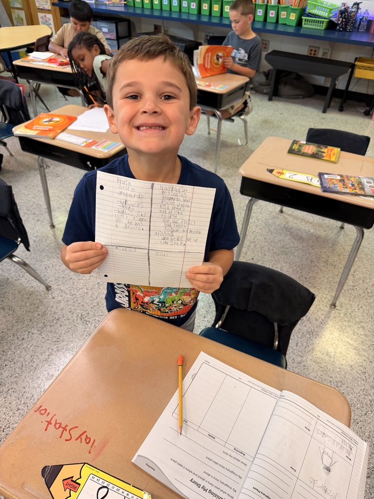 Mrs. Fraser’s second grade class had a wonderful time learning how to brainstorm ideas for their imaginative narratives! Students shared creative thoughts, discussed exciting story possibilities, and began planning their very own adventures. We can’t wait to see their imaginations come to life! 📝💙