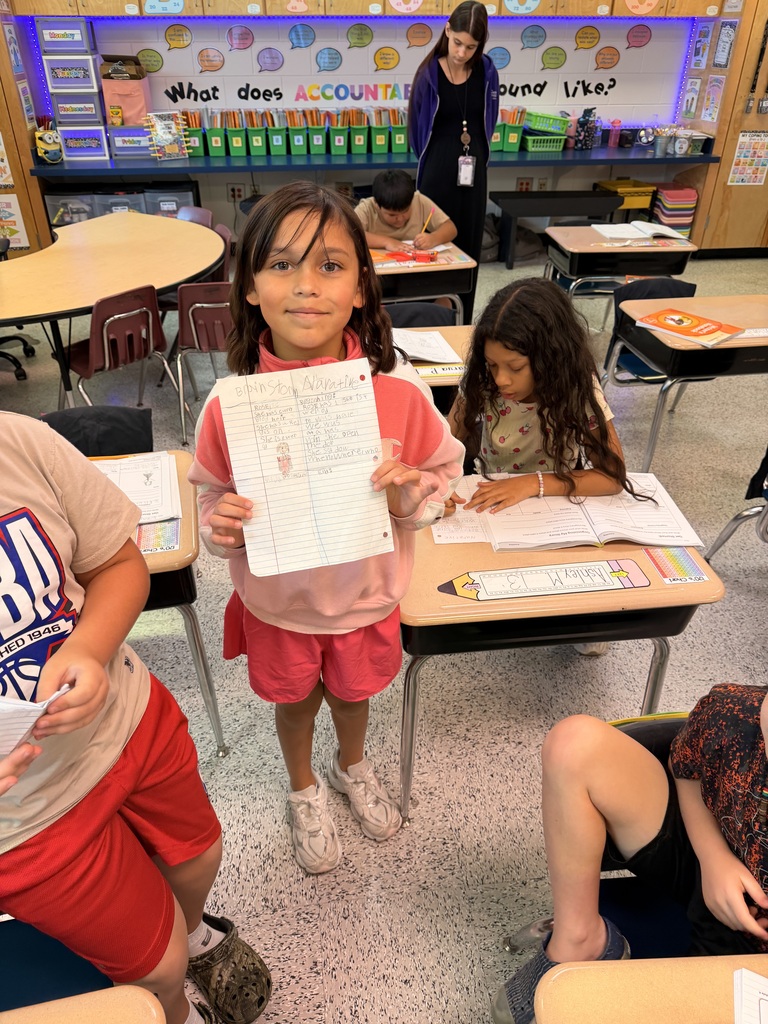 Mrs. Fraser’s second grade class had a wonderful time learning how to brainstorm ideas for their imaginative narratives! Students shared creative thoughts, discussed exciting story possibilities, and began planning their very own adventures. We can’t wait to see their imaginations come to life! 📝💙
