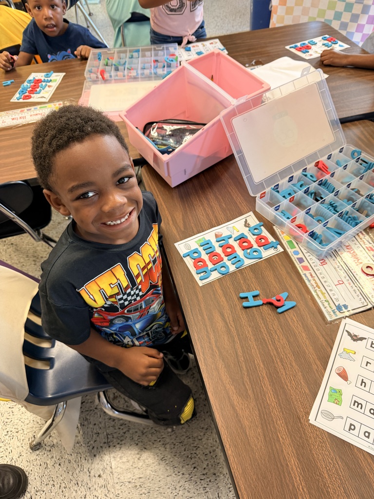 Practicing our CVC words
