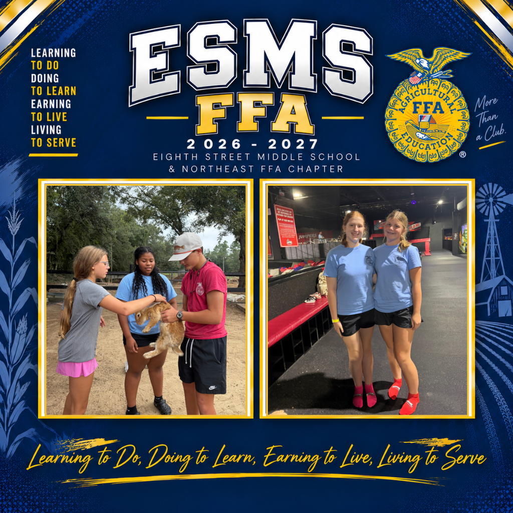 FFA officers at Fifth Day Farms