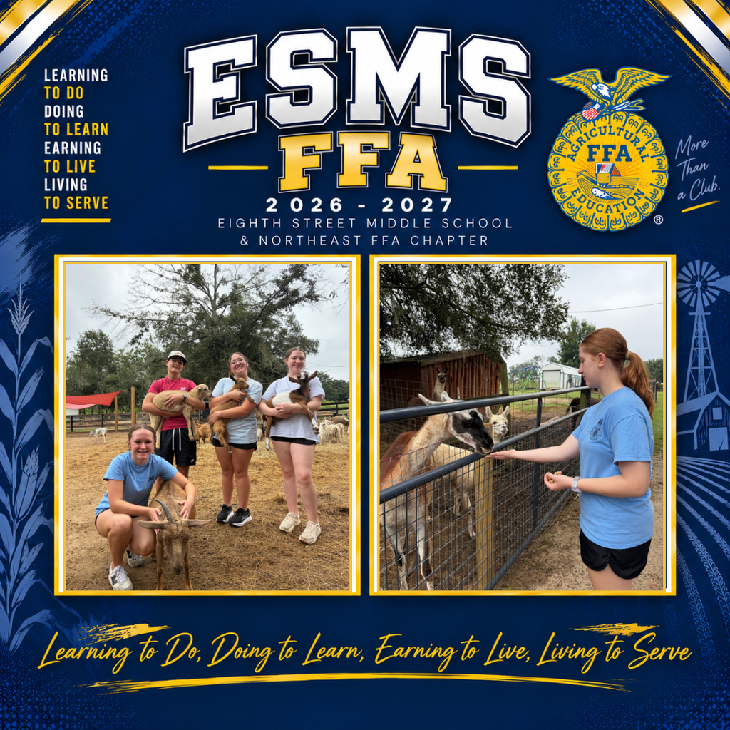 FFA officers at Fifth Day Farms