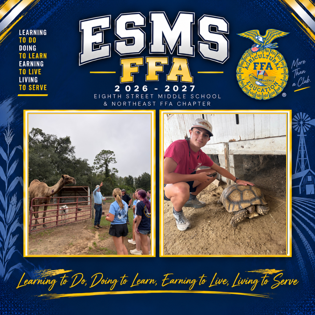 FFA officers at Fifth Day Farms