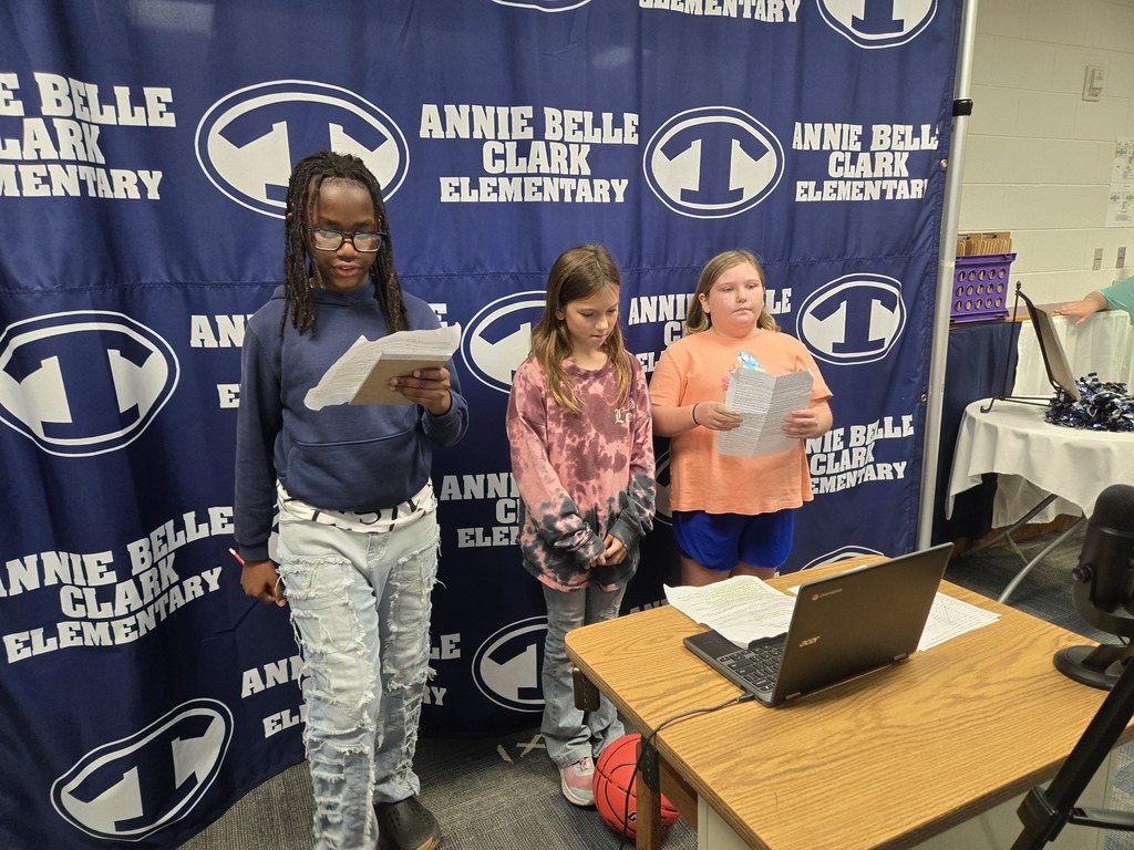 Students performing our science word of the week.