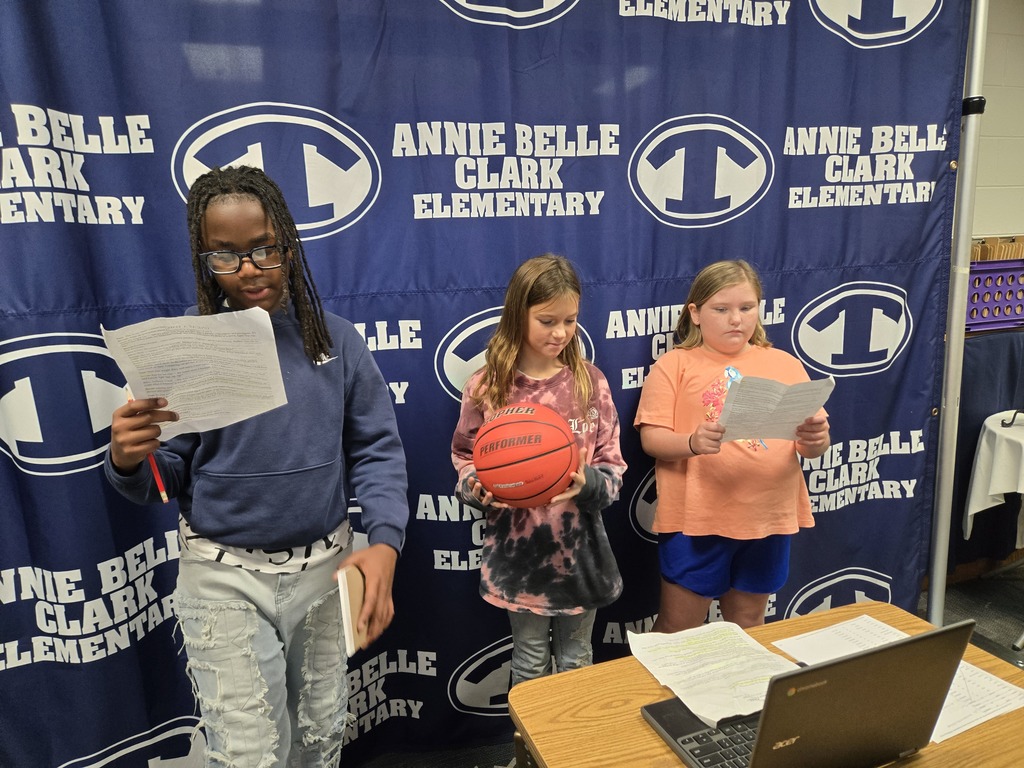 Students performing our science word of the week.