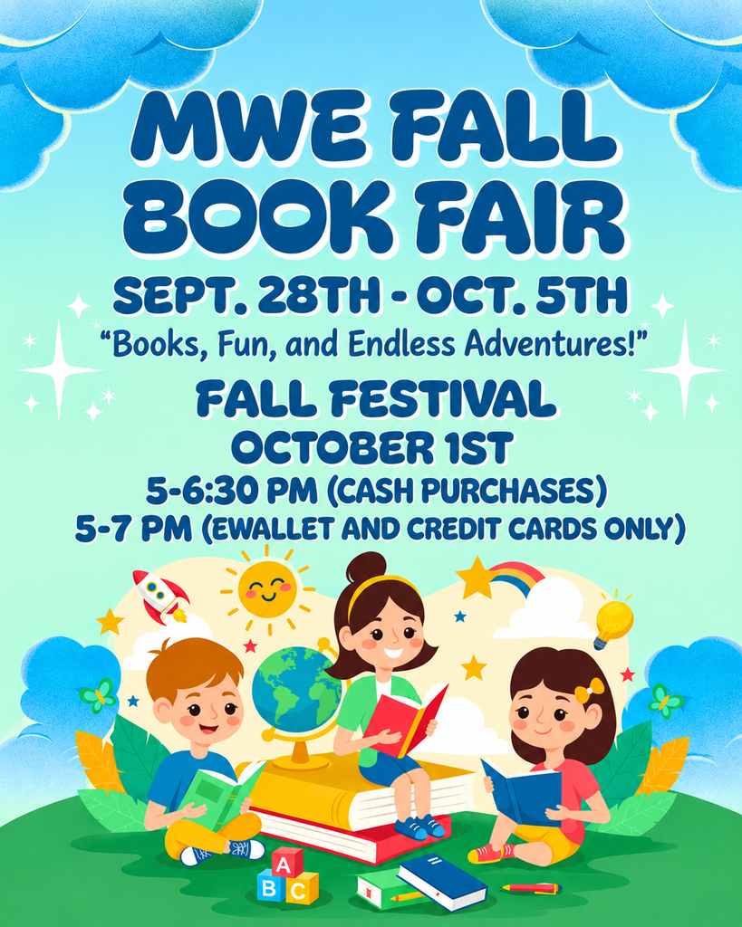Fall Book Fair Sept. 28th-Oct. 5th....
