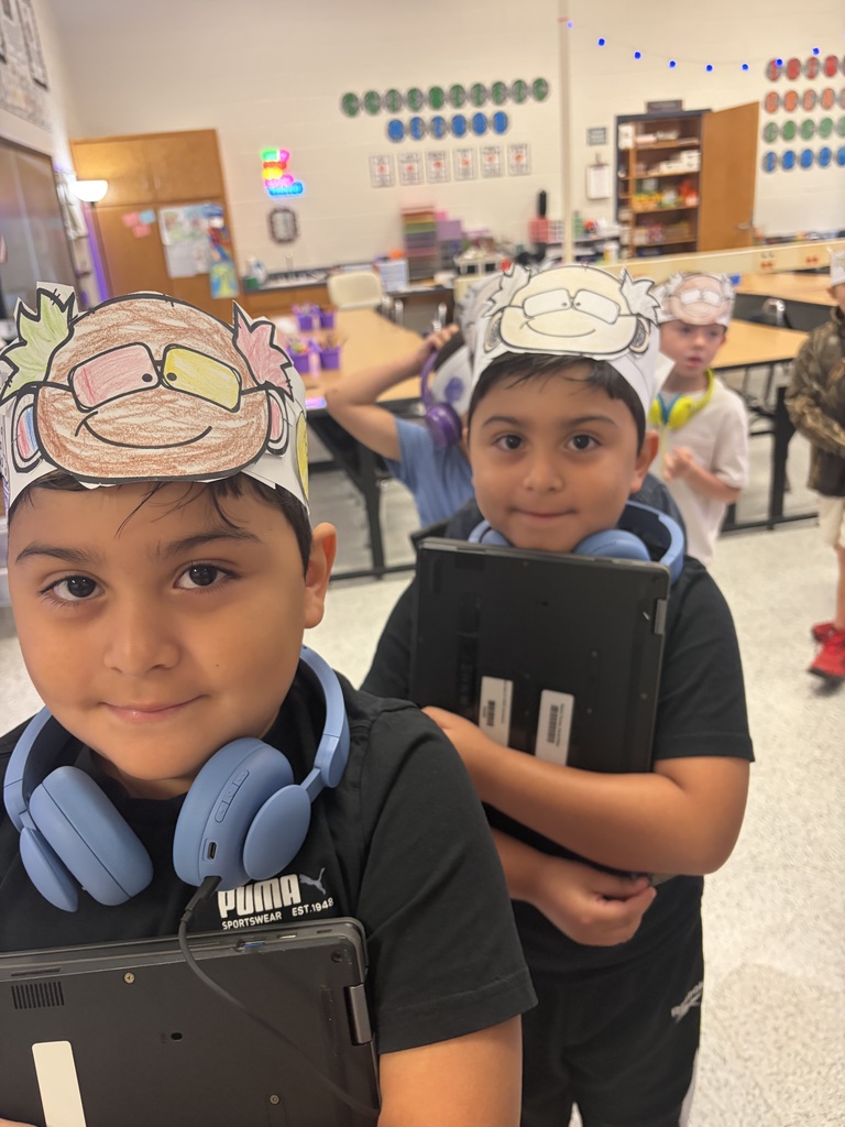 Students in Mrs. Houston's class learned about Mario Molina for Hispanic Heritage month.