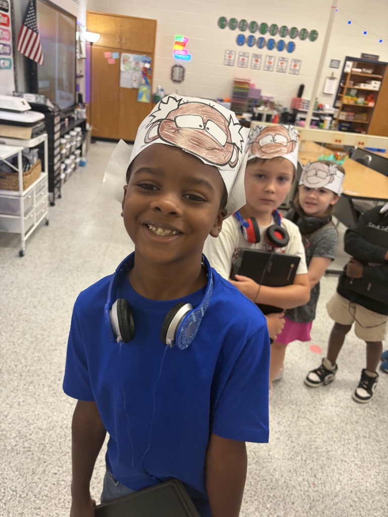 Students in Mrs. Houston's class learned about Mario Molina for Hispanic Heritage month.