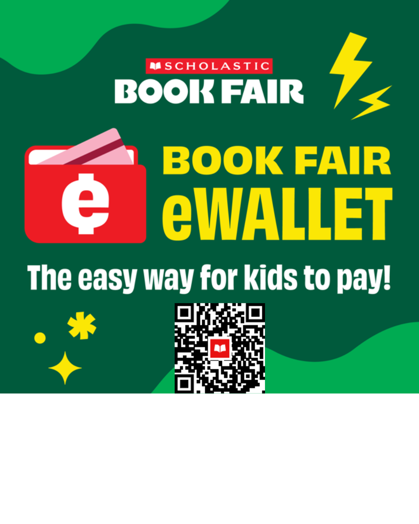 eWallet for book fair with QR code to website