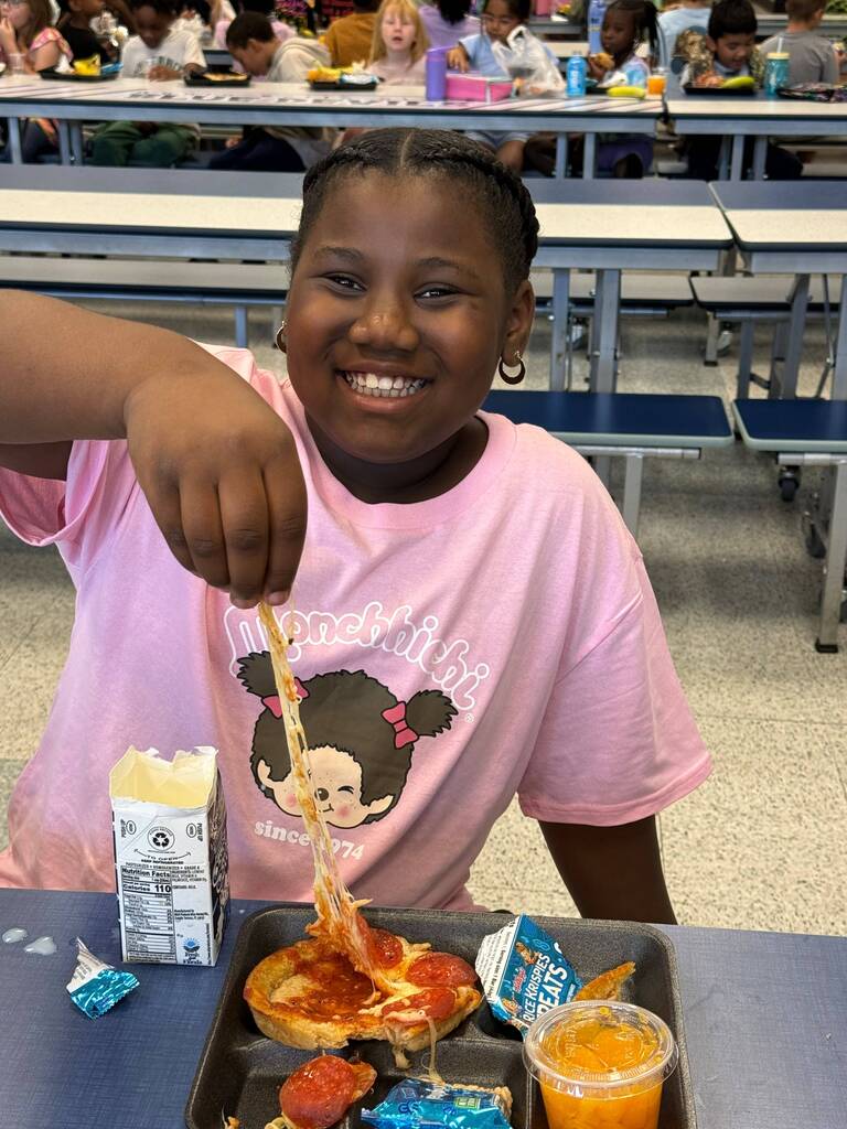 New personal pizzas are a hit in the lunchroom!