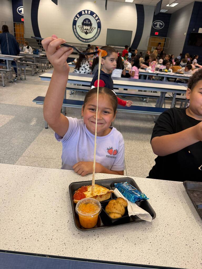 New personal pizzas are a hit in the lunchroom!
