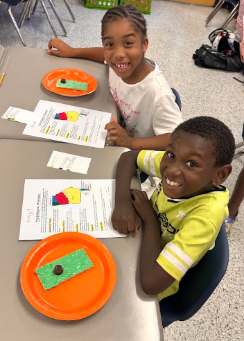 It was a FUN FRIDAY in Mrs. Smith’s 2nd Grade classroom! Today, students had a blast reviewing text features and Georgia’s 5 Regions! To bring our learning to life, students created their very own Appalachian Plateau models! 🏔️ They used Graham Crackers to represent the land, green icing for the grass and trees, and Rolos to represent the plateau.Our 2nd graders had so much fun learning, creating, and showing what they know! 💚📖🍫
