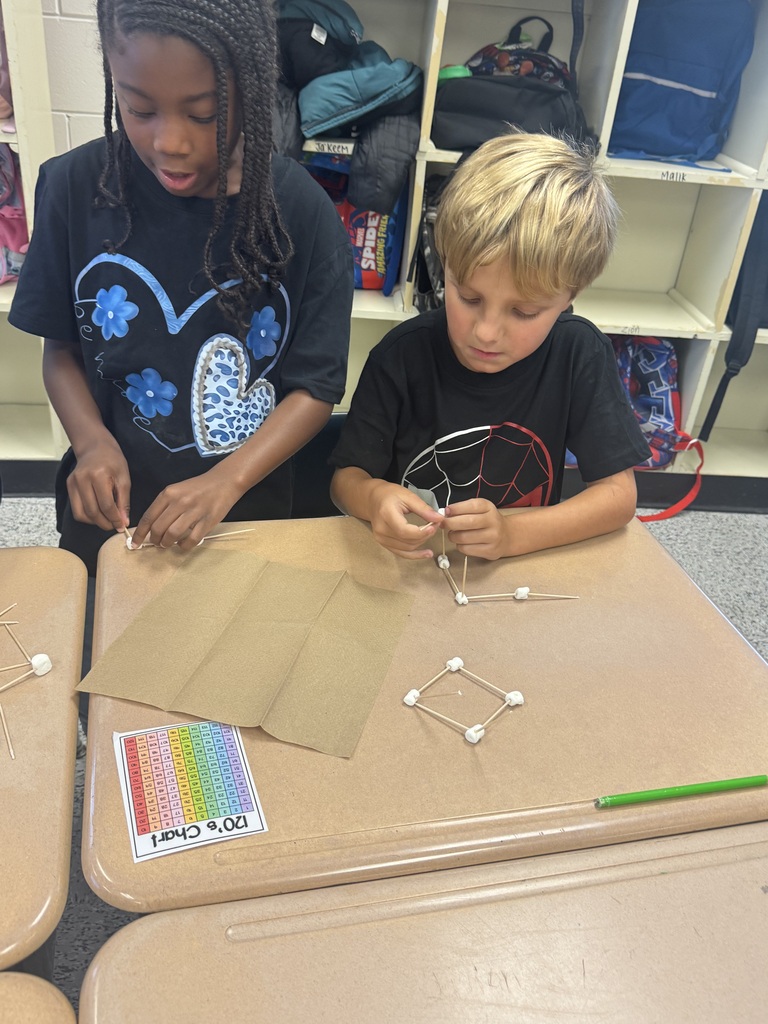 Students in Ms. Carter's 2nd-grade class created various structures to explore how atoms work together and can be assembled and reassembled to form new structures. 💙 #wearejtr #4theT