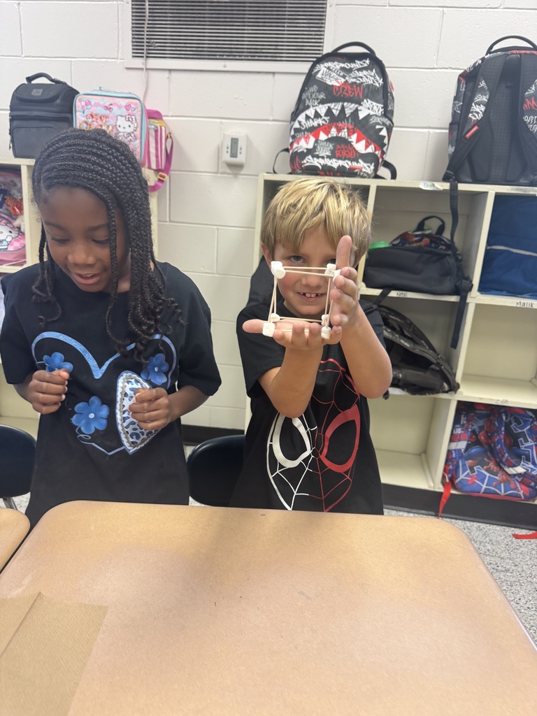 Students in Ms. Carter's 2nd-grade class created various structures to explore how atoms work together and can be assembled and reassembled to form new structures. 💙 #wearejtr #4theT