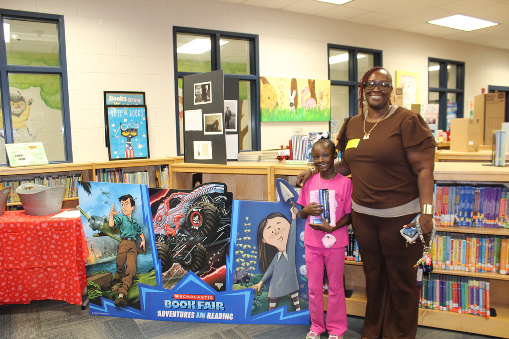 Omega Elementary School Goodies with Grands during book fair.