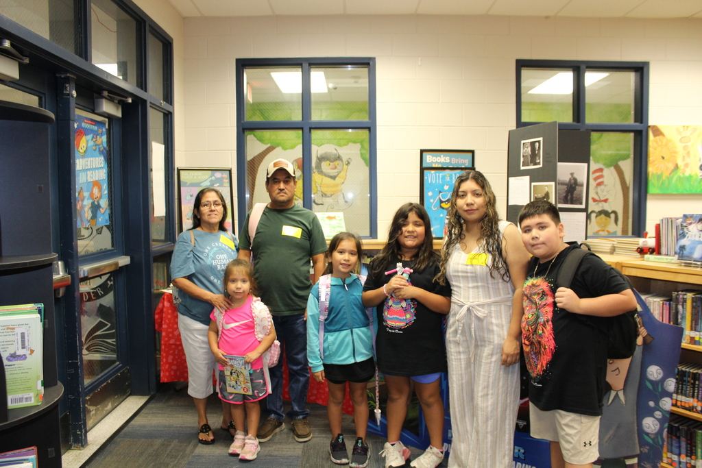 Omega Elementary School Goodies with Grands during book fair.