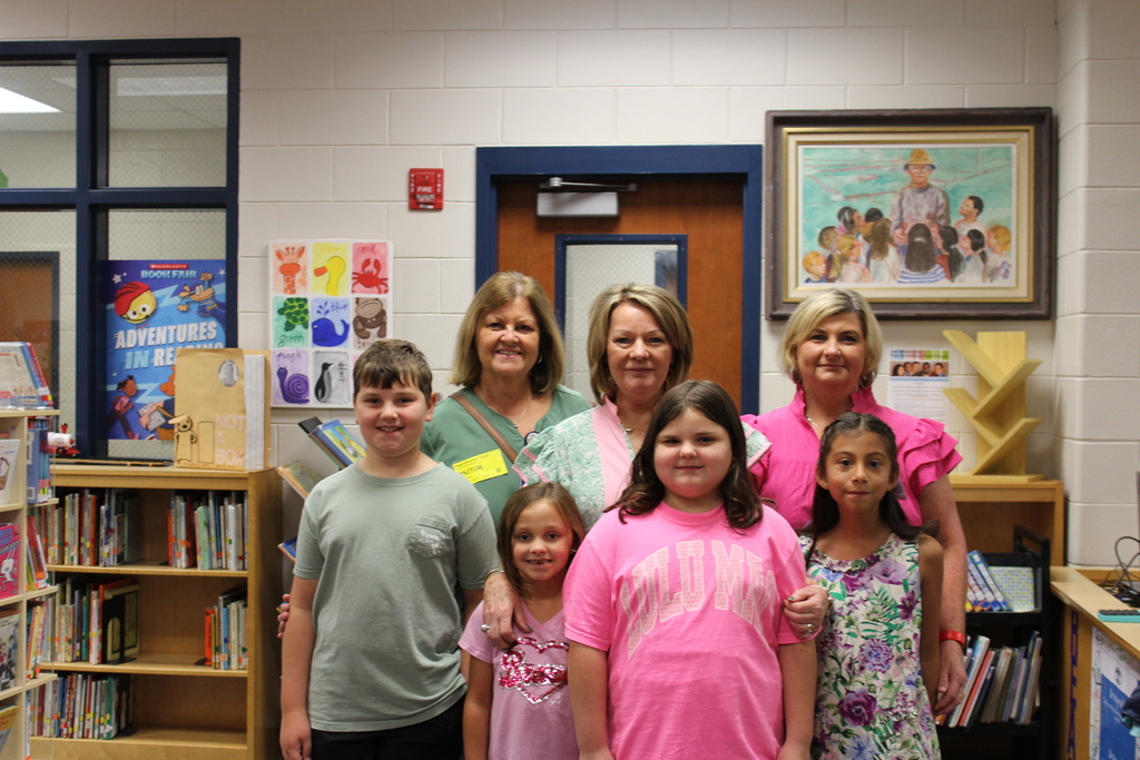 Omega Elementary School Goodies with Grands during book fair.