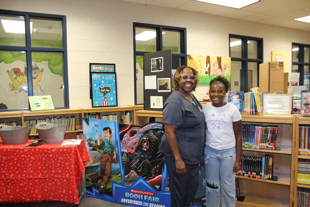 Omega Elementary School Goodies with Grands during book fair.