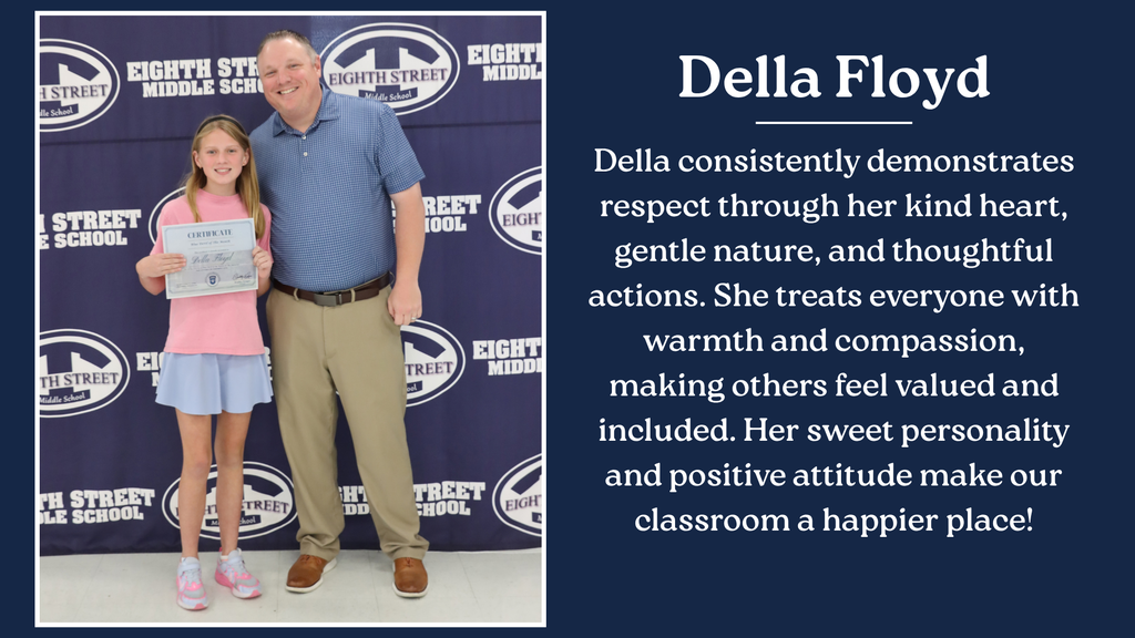 Della Floyd Student of the Month