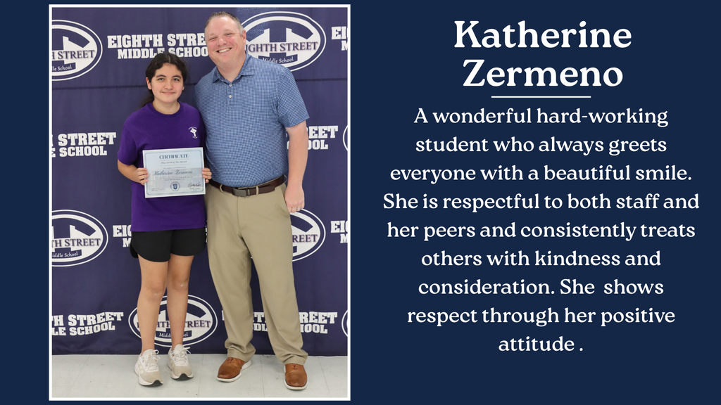 Katherine Zermeno Student of the Month