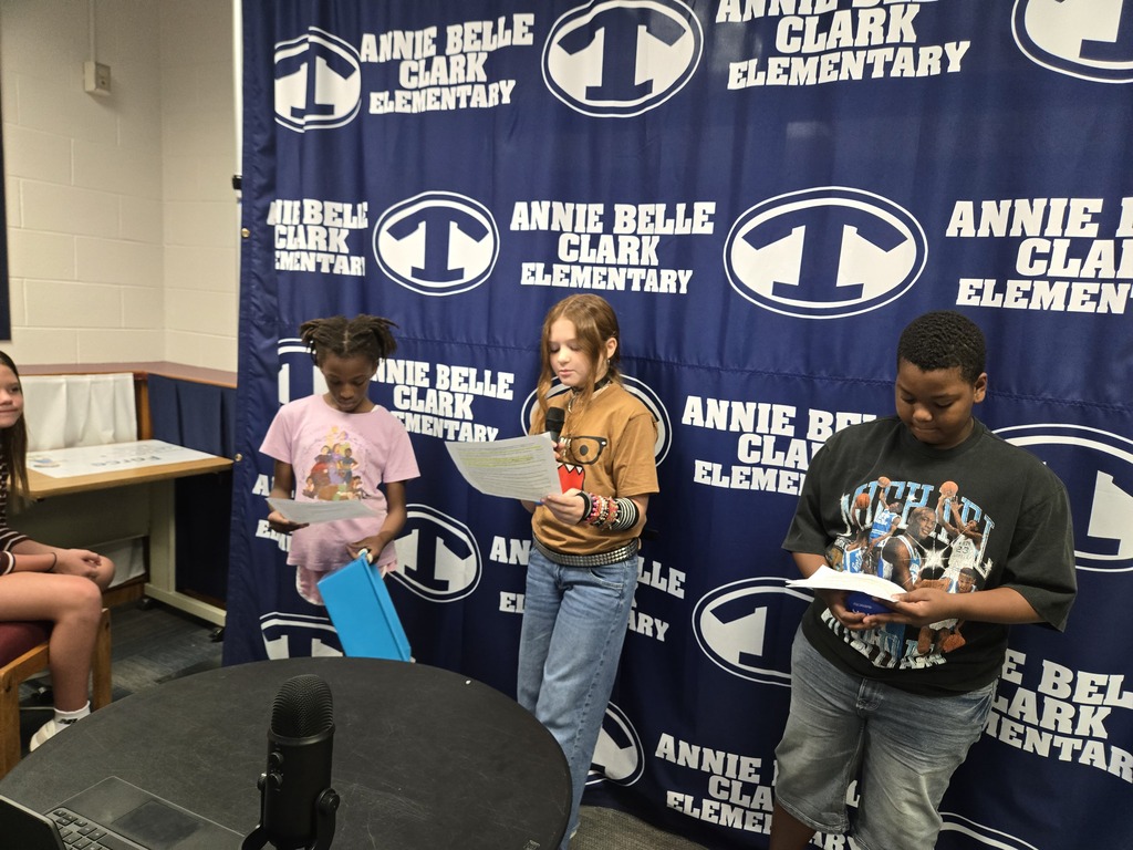 Our students perform science skits on the morning news.