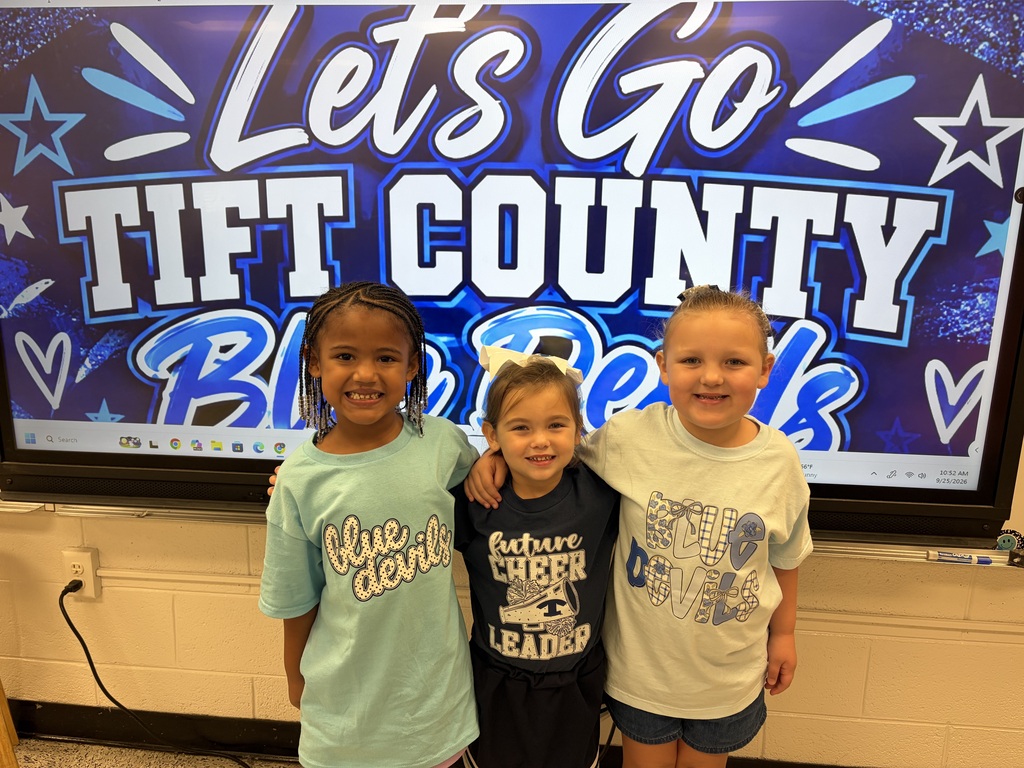 Blue Devil Spirit in Mrs. Prince’s class! 💙 #wearejtr #4theT