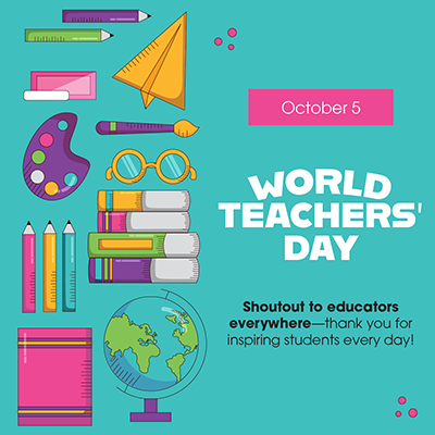 world teachers' day flyer