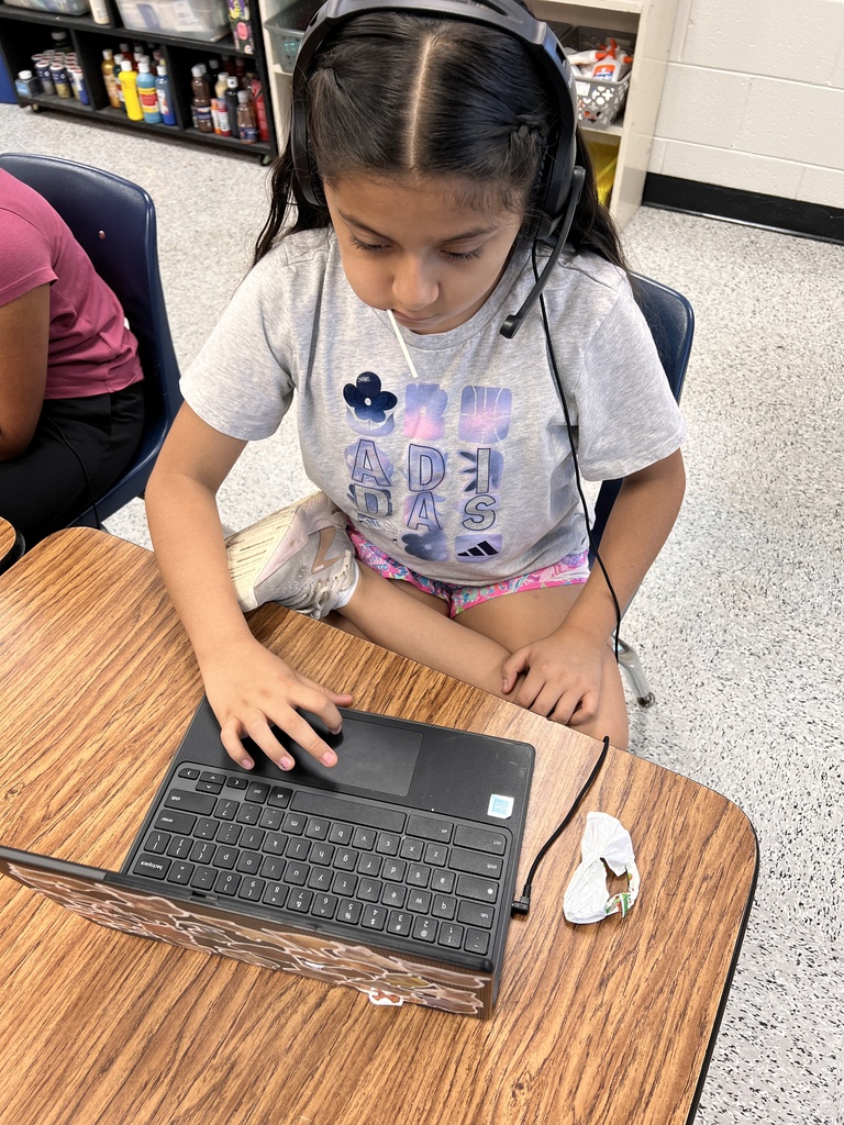 Learning can look and sound different! 5th graders in Mrs. Onyeri's class are learning through multiple modes today! Students are listening to a podcast (auditory mode), reading questions (visual/written mode), and writing their responses (written mode). They’re learning that information can be presented and understood in different ways and practicing how to gather information across those modes. Different modes. Meaningful learning! 💙 #wearejtr #4theT