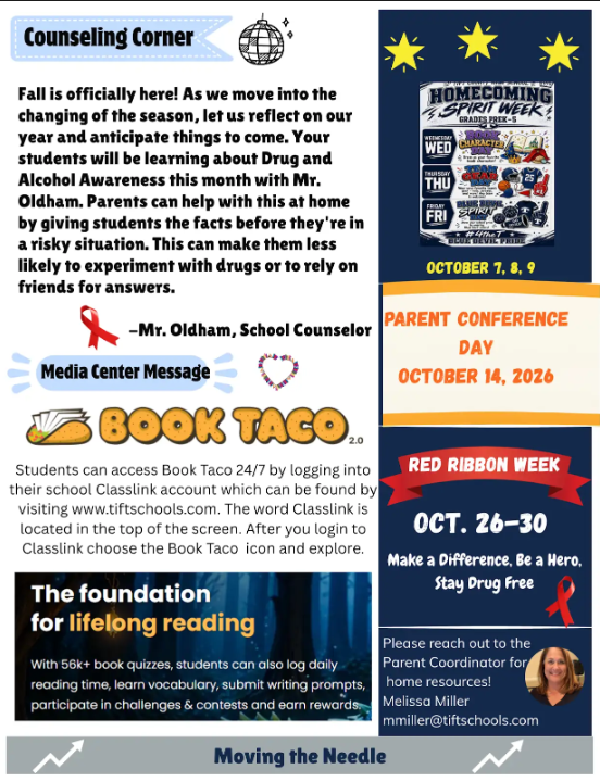 October School Newletter Pg 2
