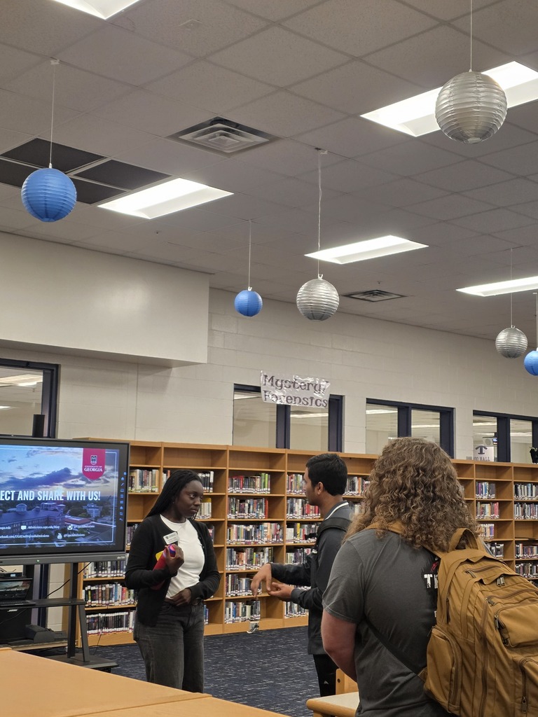 Admissions Counselor from the University of Georgia visits TCHS