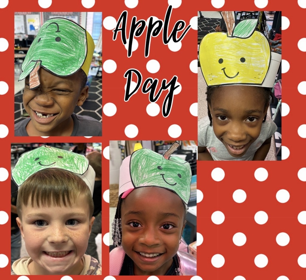 Mrs. Driver's class has Apple Investigation Day.