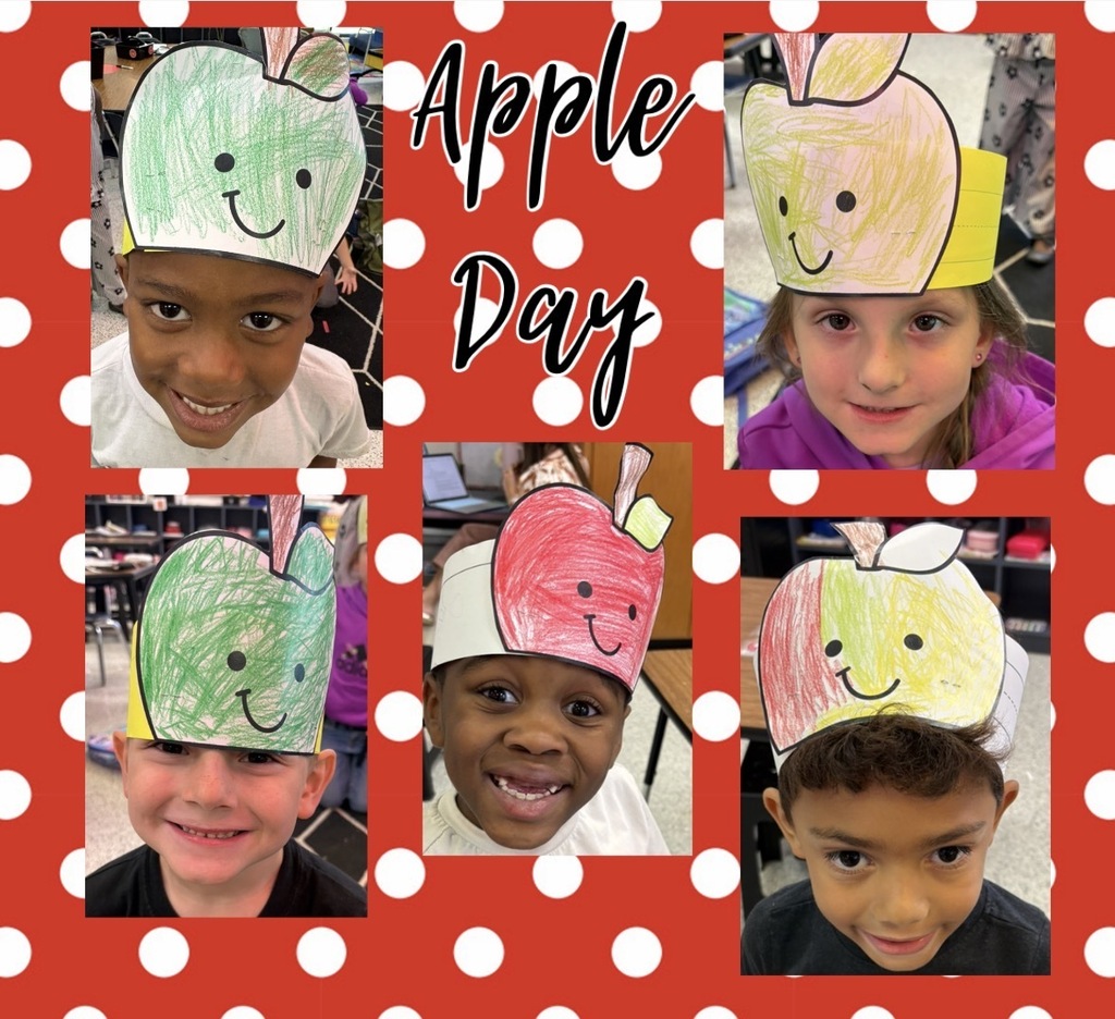 Mrs. Driver's class has Apple Investigation Day.