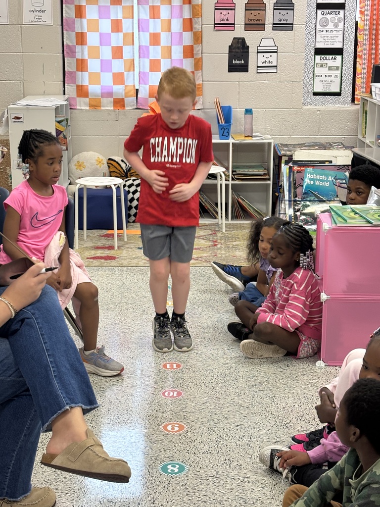 Math is better when you can move with it! ➖🔢 Ms. Leverett’s class brought subtraction to life by hopping along a number line to solve their problems. Learning, moving, and having fun all at once! 📚