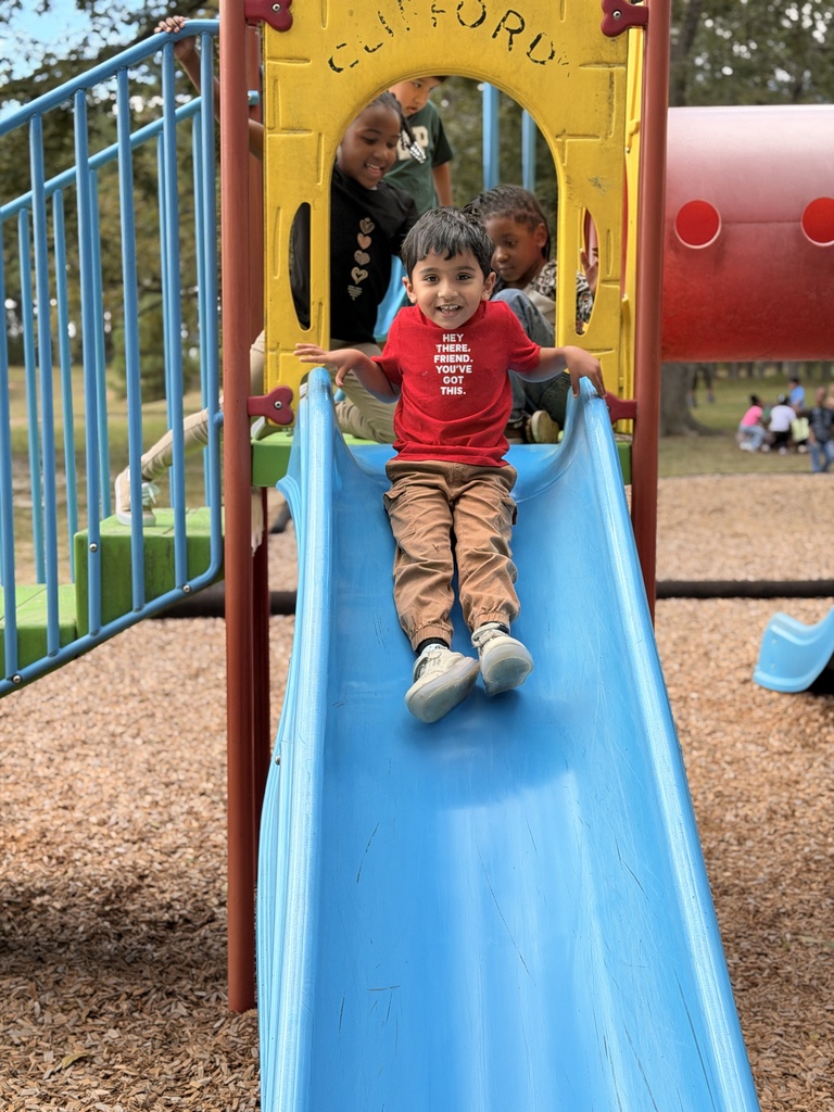 Making friends on the playground.