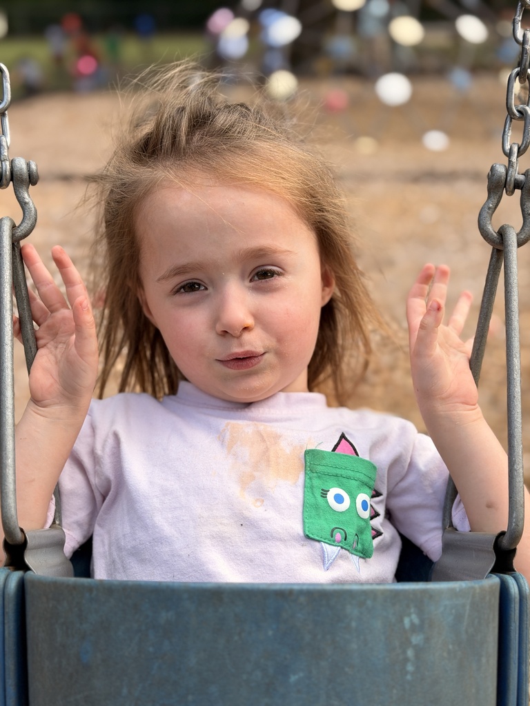 Making friends on the playground.