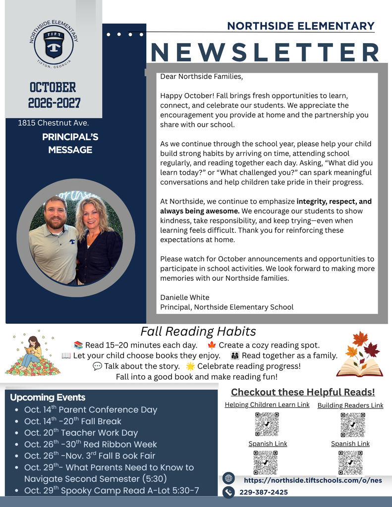 October Northside Newsletter English