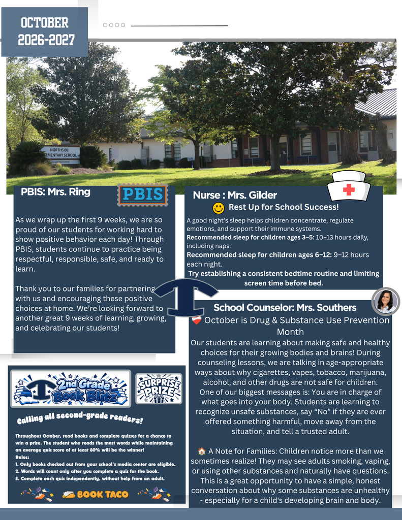 October Northside Newsletter English