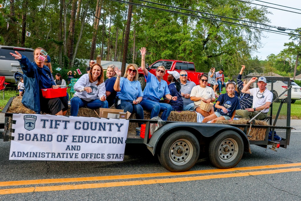 Admin Office and BOE in Homecoming Parade