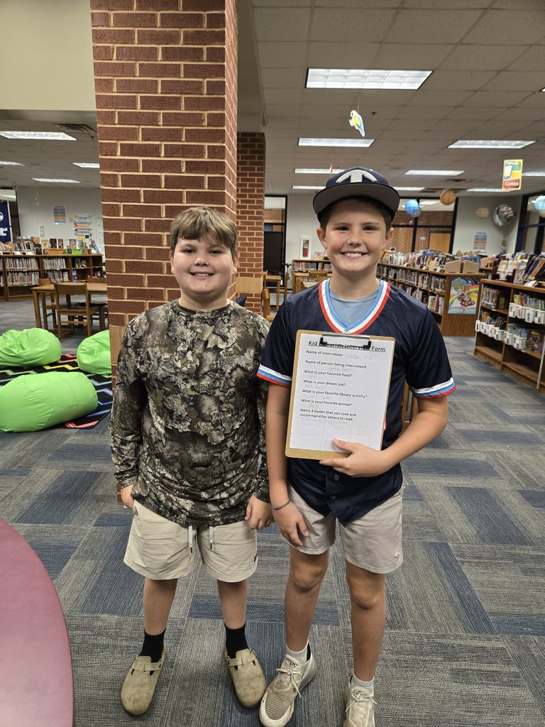September Kid Librarian, Greyson!