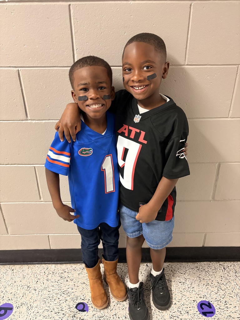 It's jersey day at school! Go team!