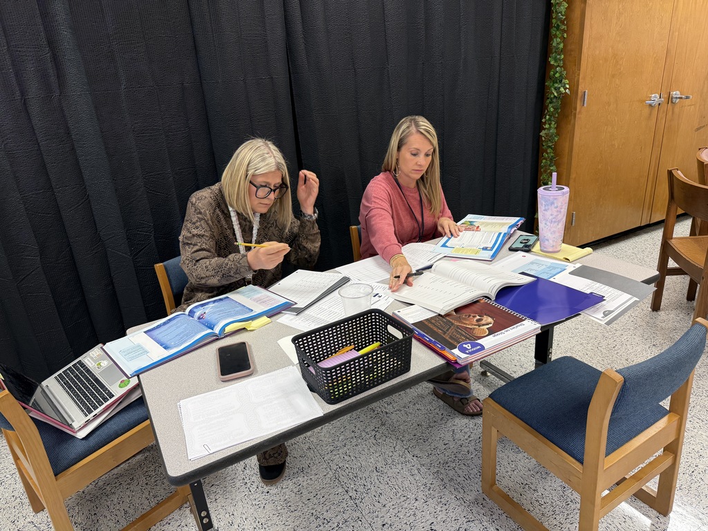 Omega Elementary School teachers collaboratively planning. 