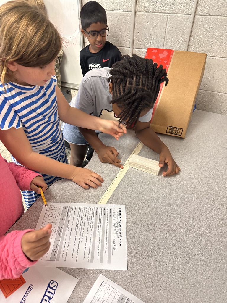 Second and third grade have been learning about friction in STEM.  This week is all about hands-on investigation, data collection, and interpreting our results!  Cheer on Matt Wilson’s resident scientists!