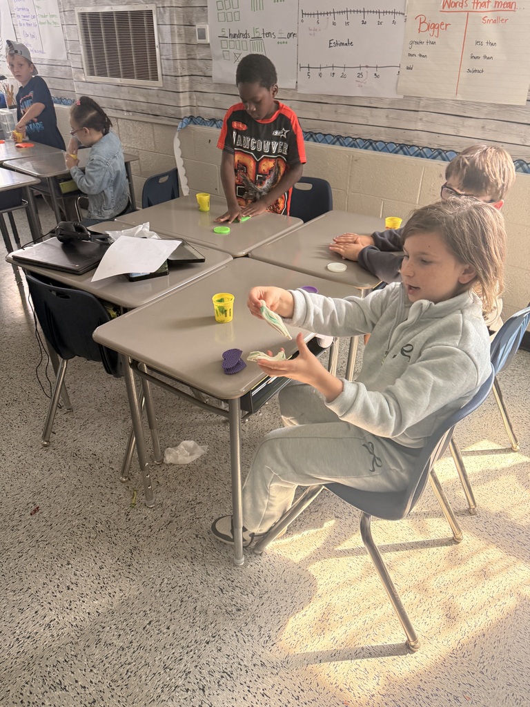 Mrs. McRae’s class used the forces of push and pull to explore how impact can change the shape of an object this afternoon! They used playdoh to shape objects with force and then explained how those forces impacted their shapes!