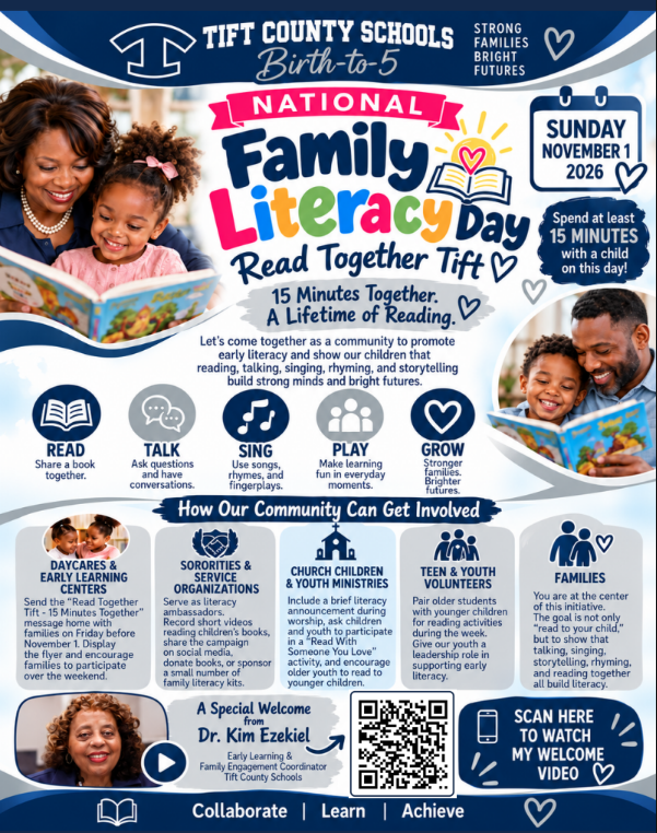 Family Literacy Day Flyer